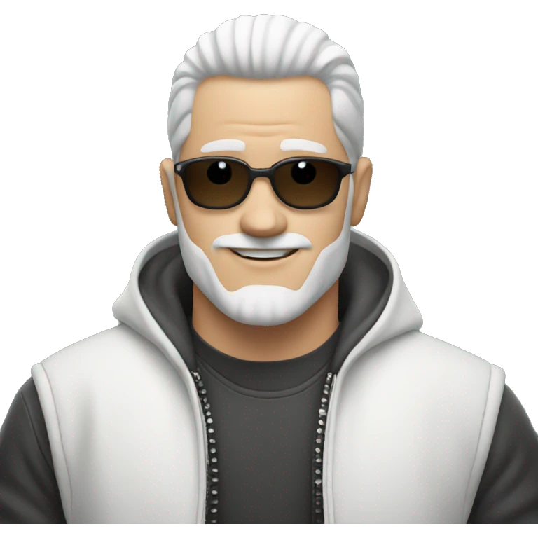 White Guy on Harley emoji