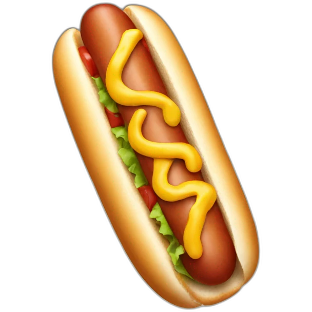 Hot dog dog emoji