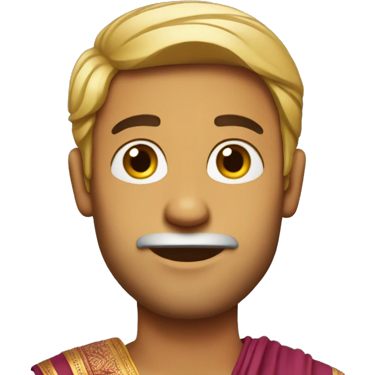 Guy in a saree emoji