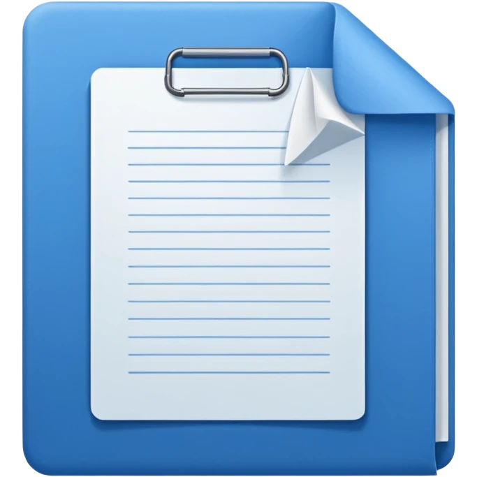 documents with blue cover emoji