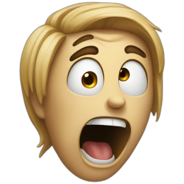 Scream emoji