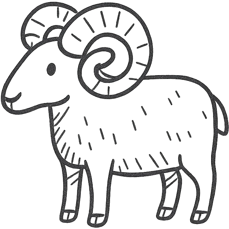 black ram emoji