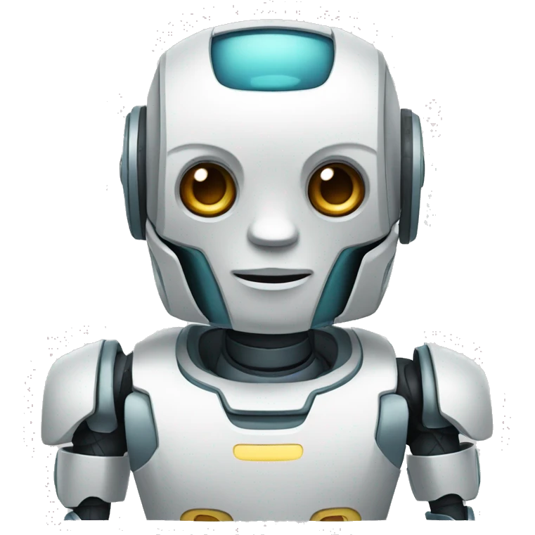 robot y humano habalndo emoji