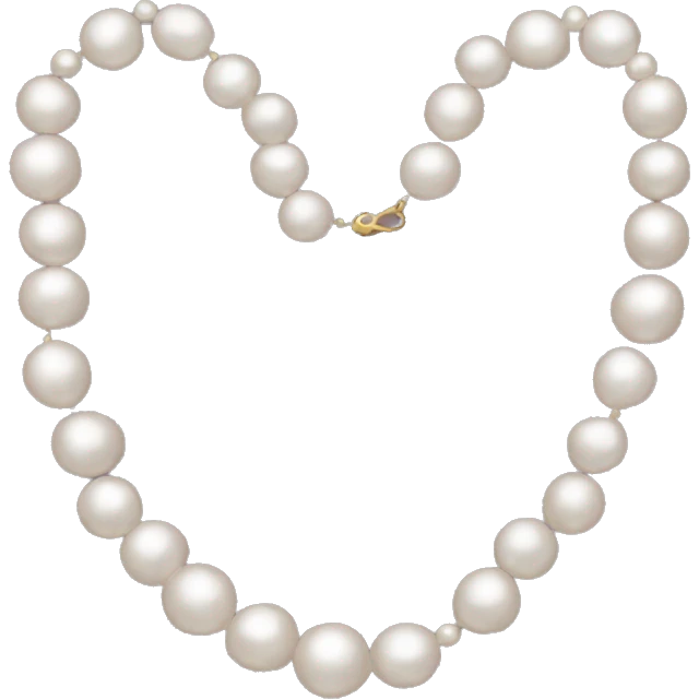 Pearl necklace  emoji