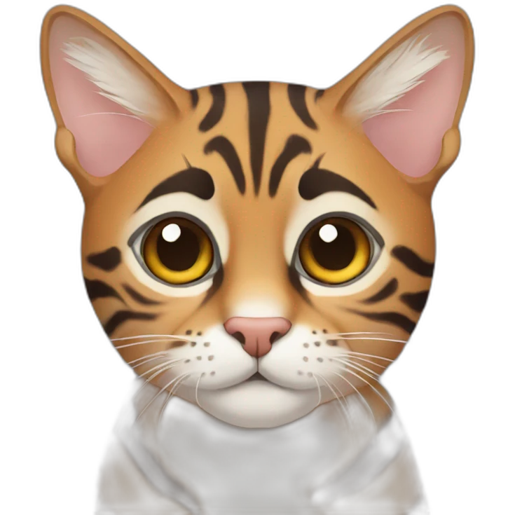 Chat bengal emoji