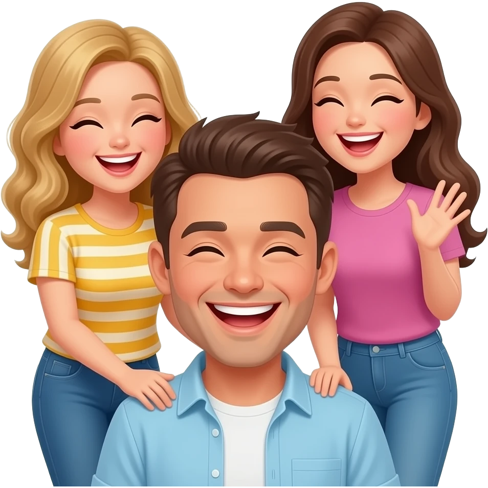 people sharing emoji