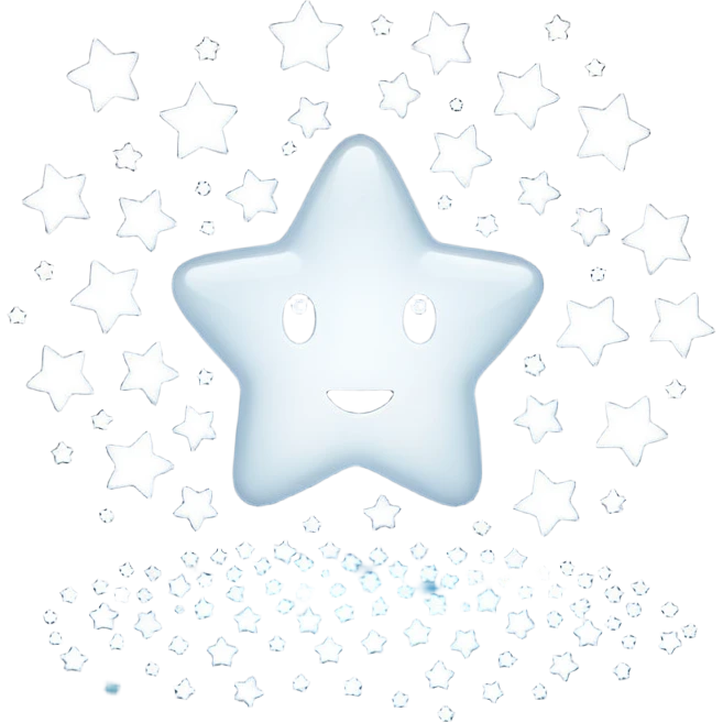 белые звездочки emoji