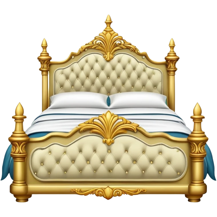 Fancy bed emoji