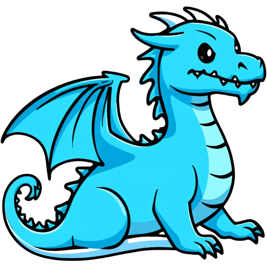 Ice Dragon,  emoji