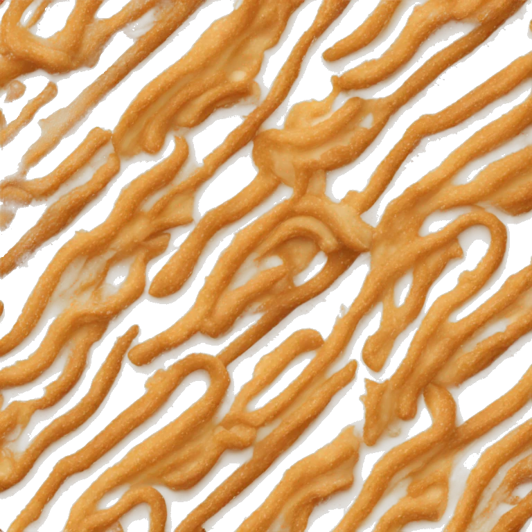 Horizontal filled cream churro emoji
