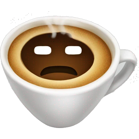 Hot coffee emoji