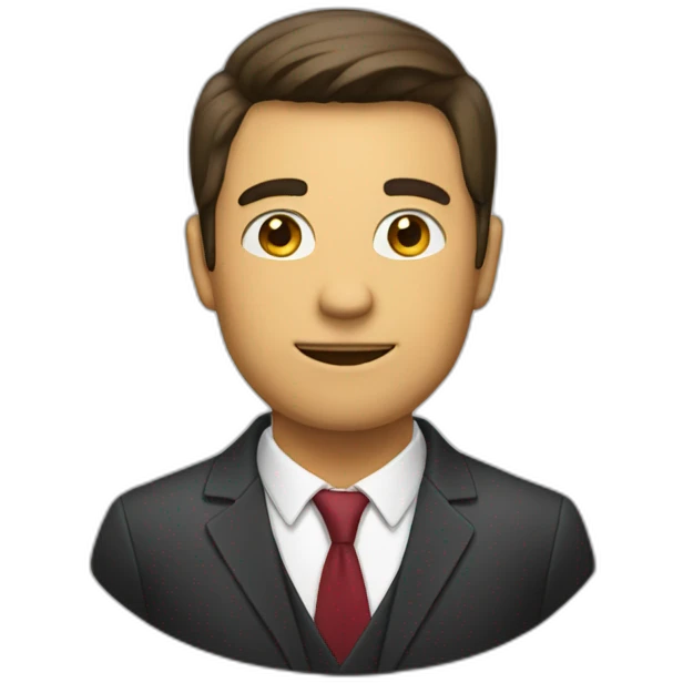 person with suit emoji