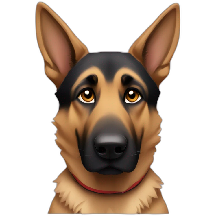 German shepherd basketball  emoji