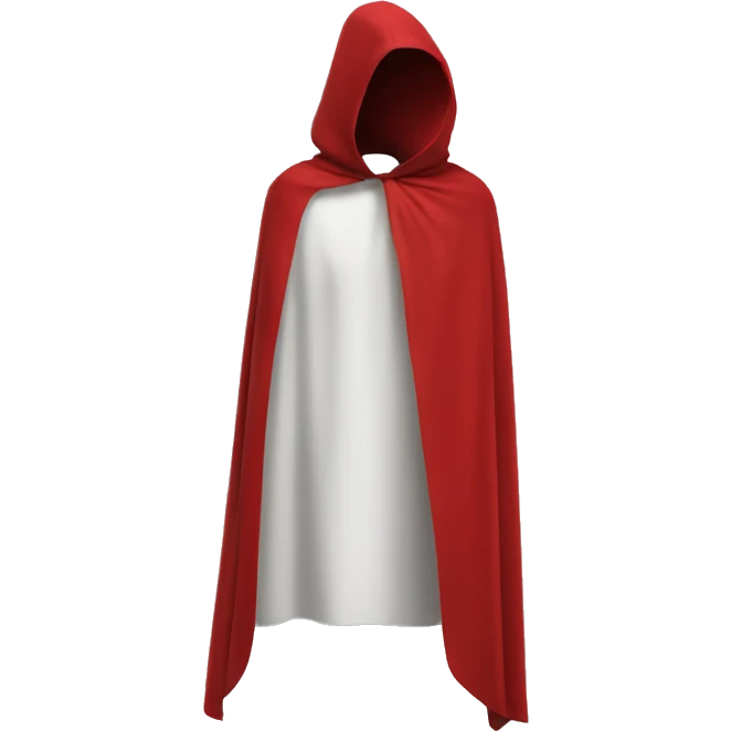 faceless mannequin red  cape emoji