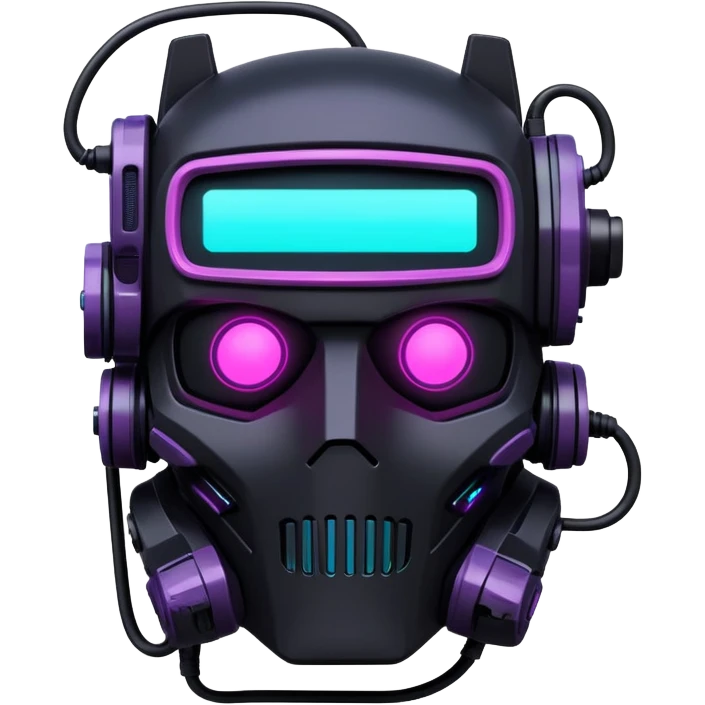 Dark night cyberpunk, cybercore, vaporwave aesthetic emoji