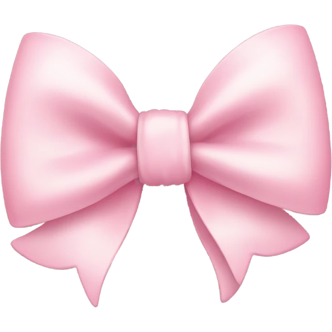 cute pastel pink bow  emoji