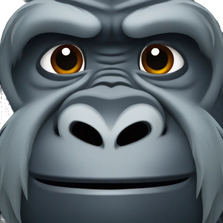 Gorilla face emoji