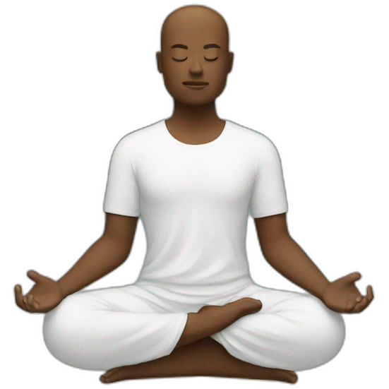 Meditation emoji