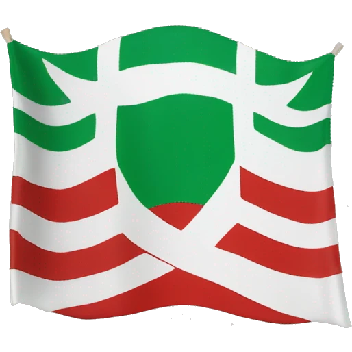 Drapeau pays basque  emoji