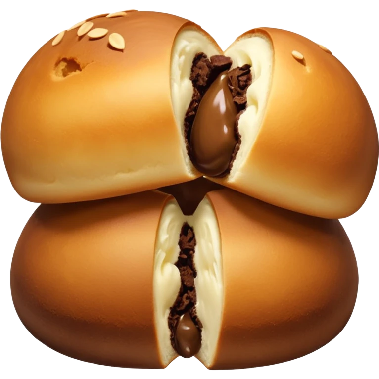 Chocolate filled dough balls  emoji