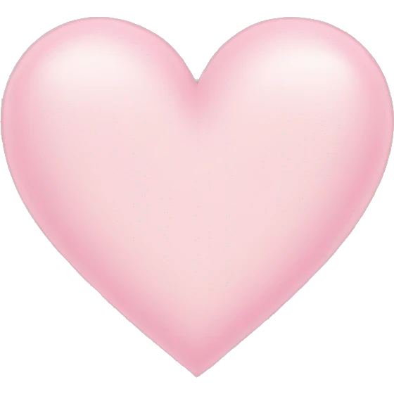Light pink heart emoji