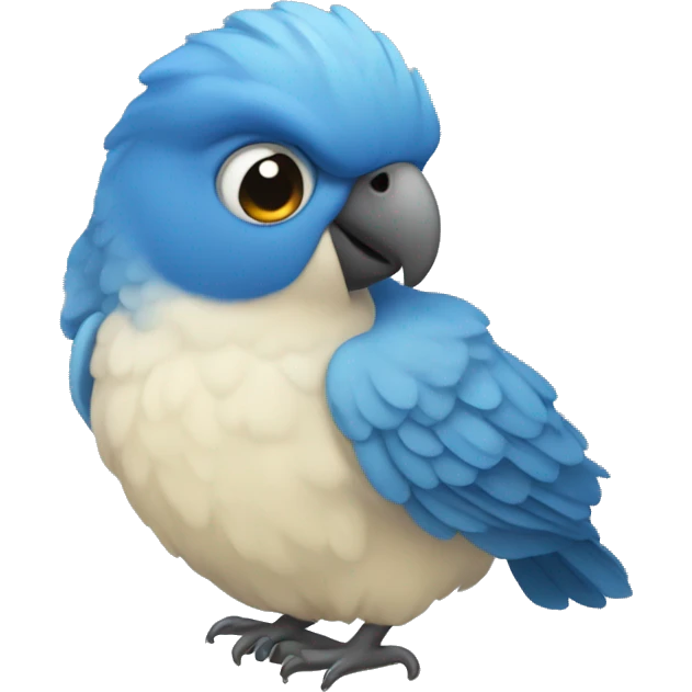 Blue agaporni emoji