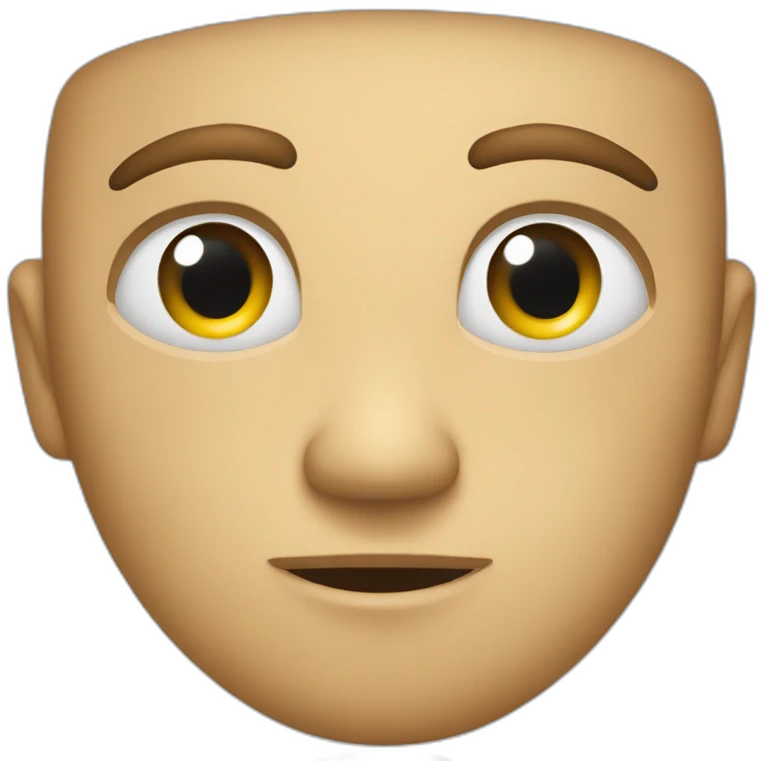 Personne qui regarde mal en jugeant avec ses yeux emoji