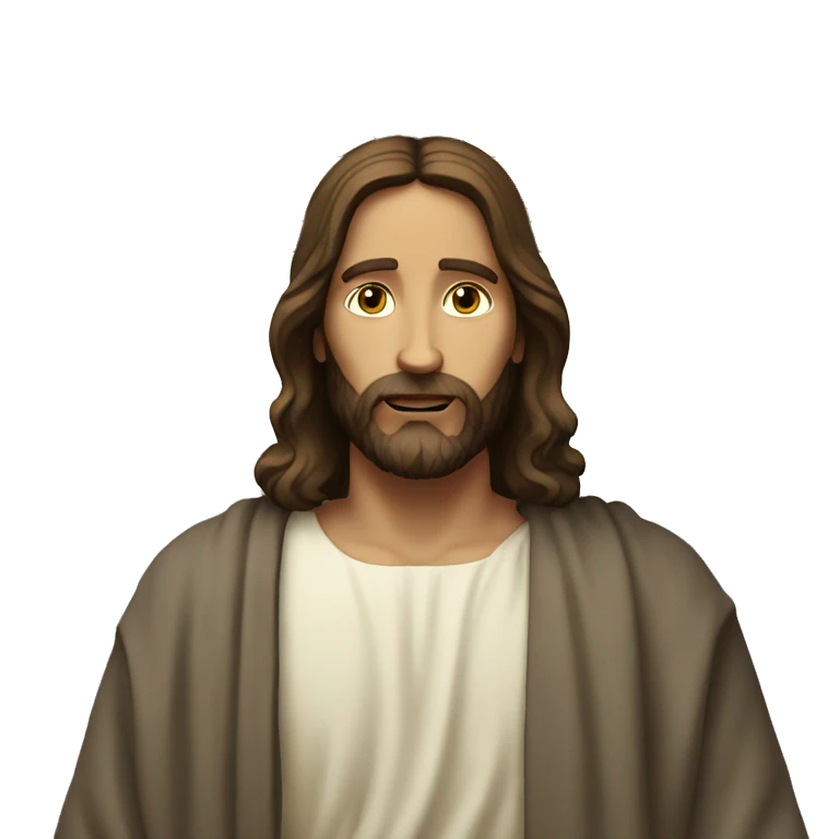 jesus with a cross  emoji