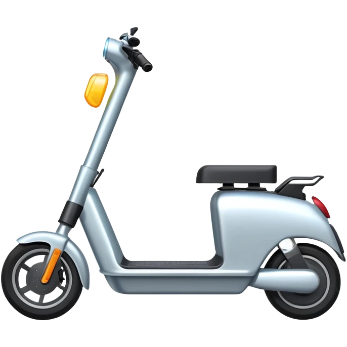 modern electric scooter with battery pack, transportation vehicle emoji