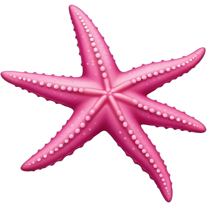 Pink starfish emoji