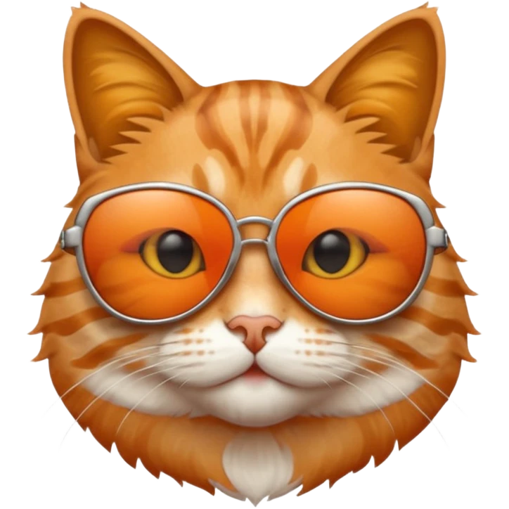 Cat wearing sunglasses emoji