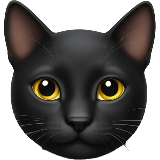 gato negro emoji