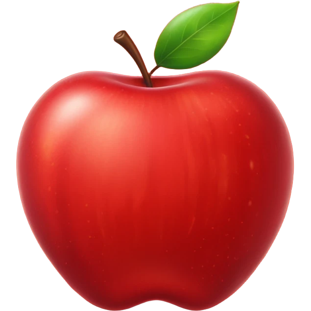 red apple emoji