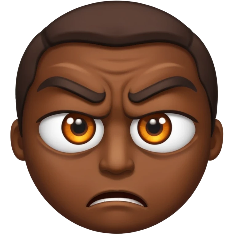 Angry eye emoji