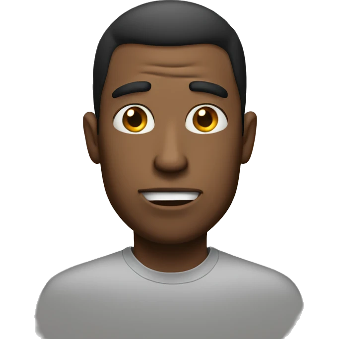 Dumb looking guy emoji