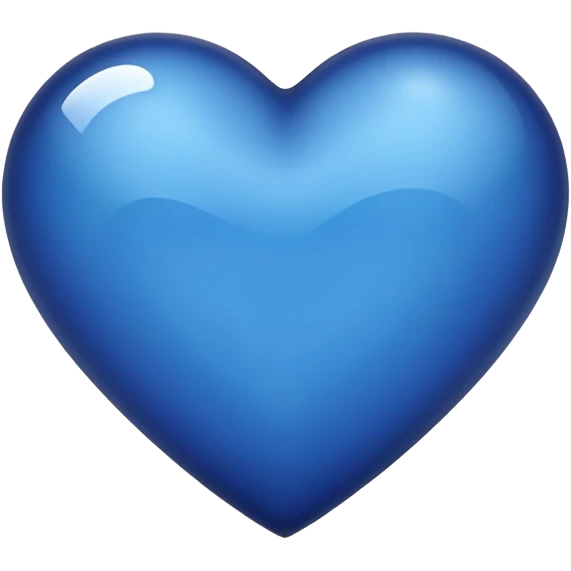 Dark blue heart emoji