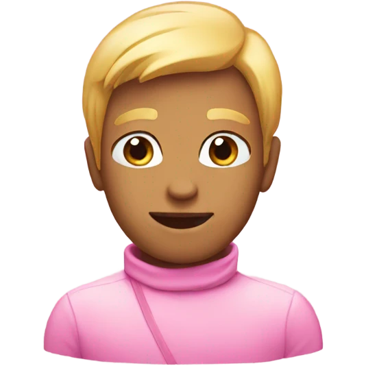 Pink ok emoji