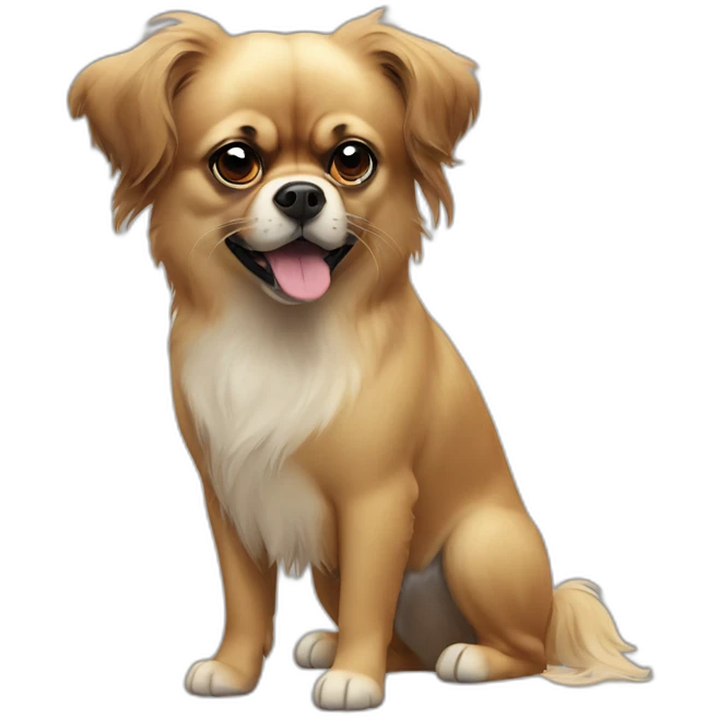 tibetan spaniel emoji