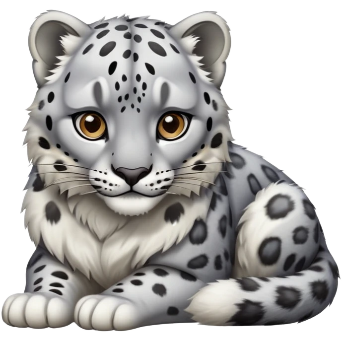 Snow leopard  emoji