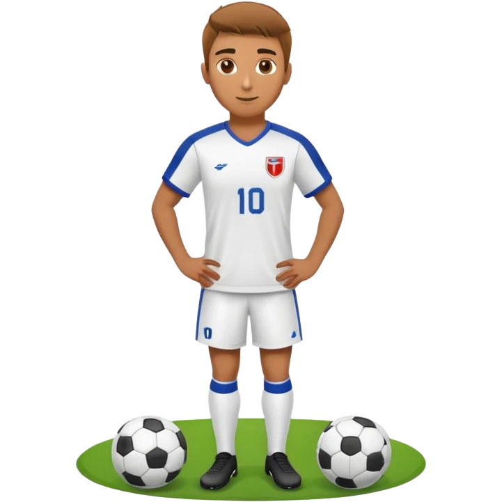 Soccer player emoji