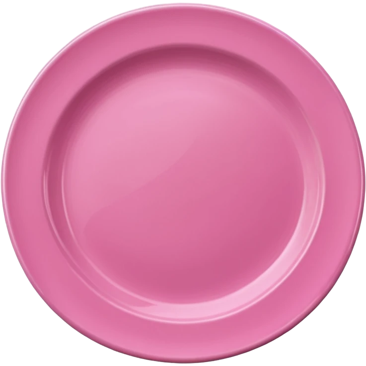Pink plate emoji
