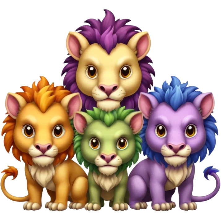 CHIMERA con 3 cabezas emoji