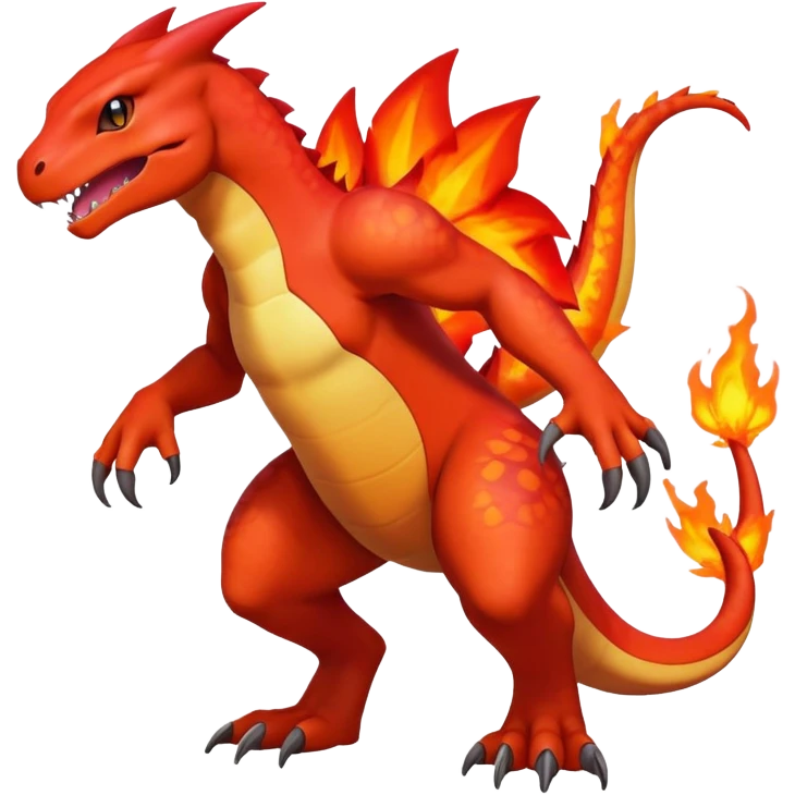 Guilmon-Charmeleon-Pokémon-Fakémon-creature emoji