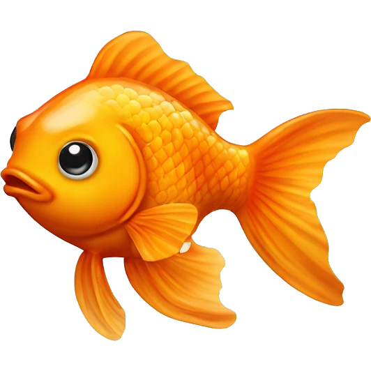 goldfish a pacifier emoji