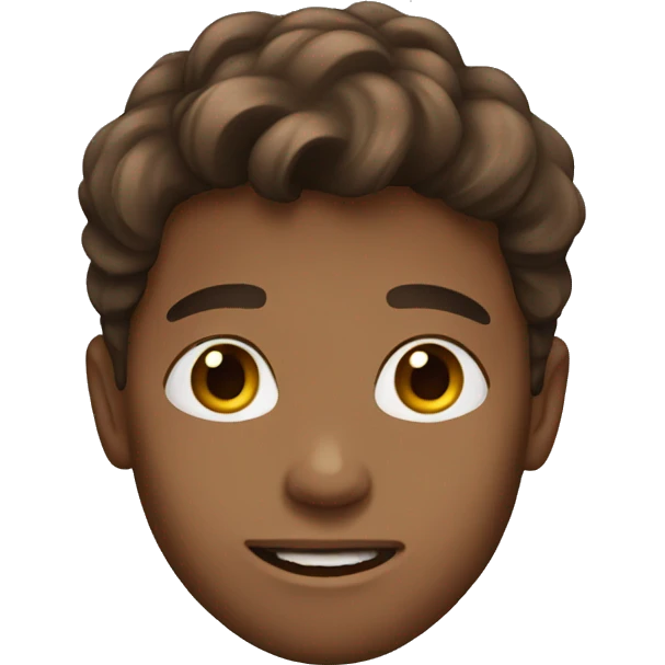 boy with long brown hair emoji