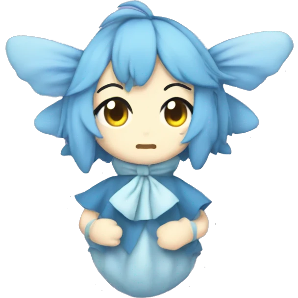 Fumofumo plush cirno emoji