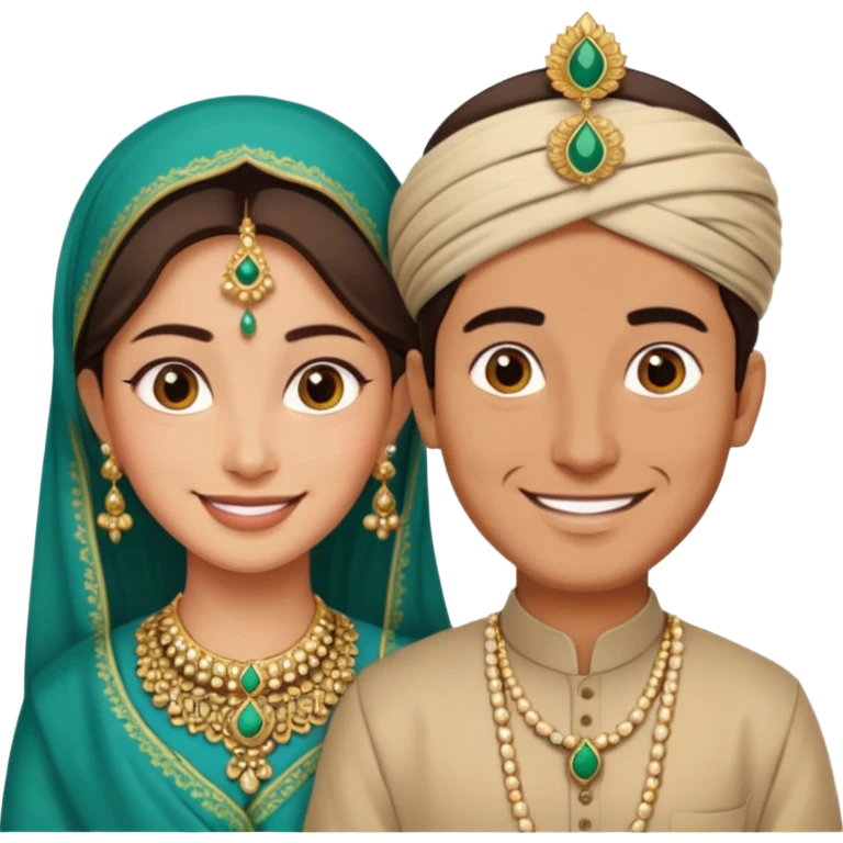 pakistani dancing man and woman modest emoji