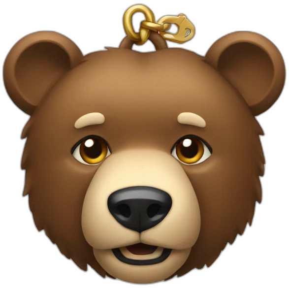 bear chain emoji