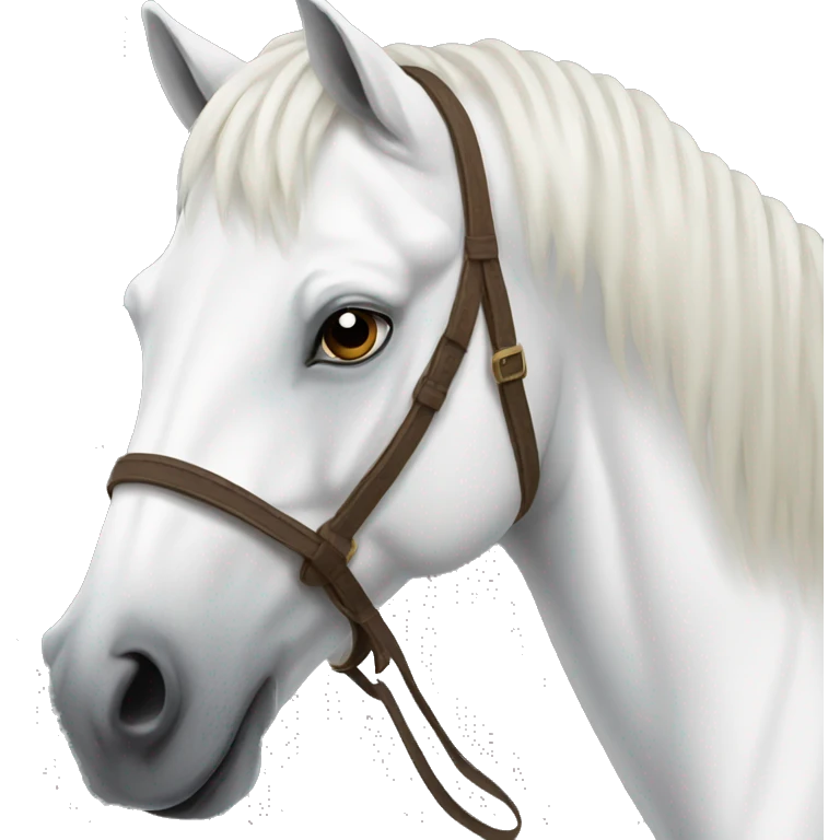 white horse emoji