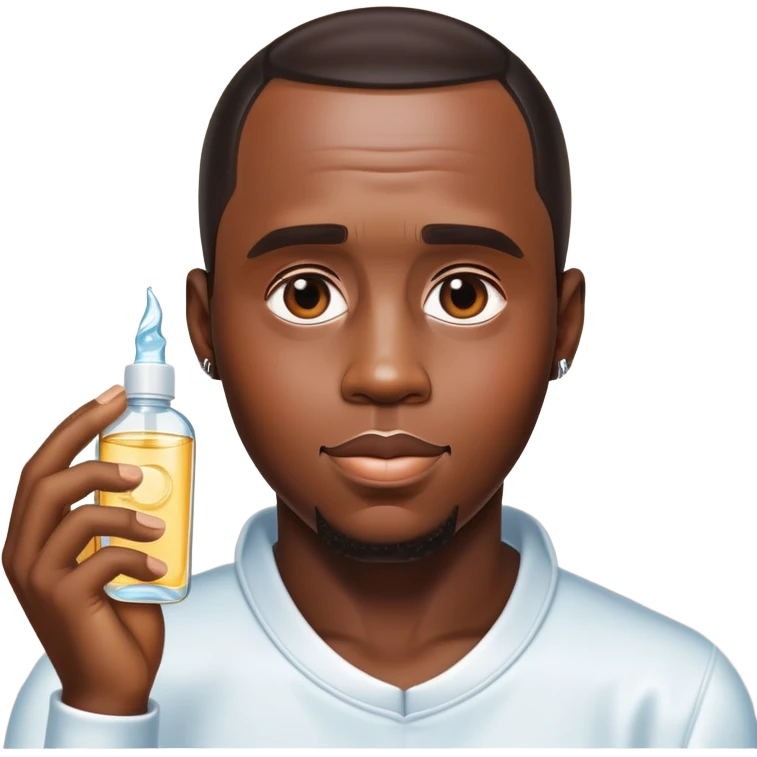 Diddy with baby oil emoji